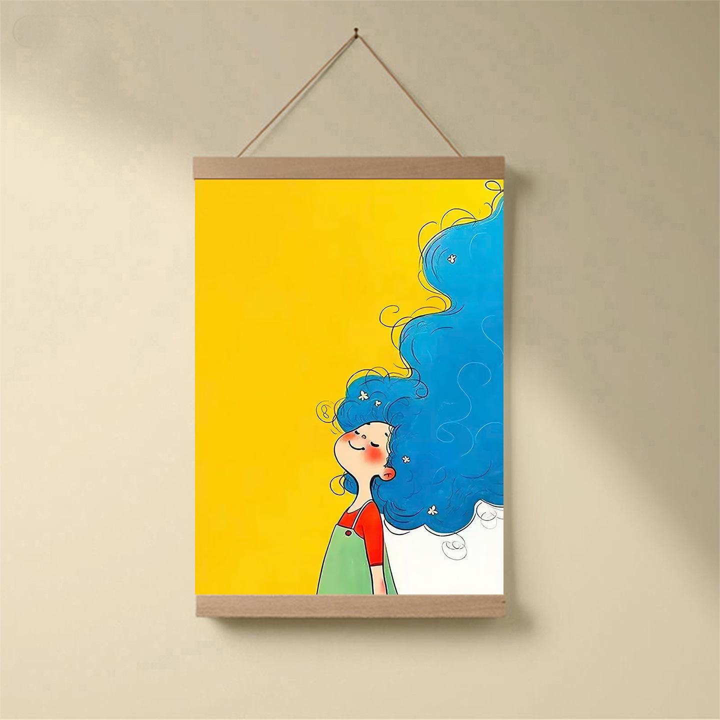 

Healing Girl Decorative Wall Art for Living Room & Dining Room