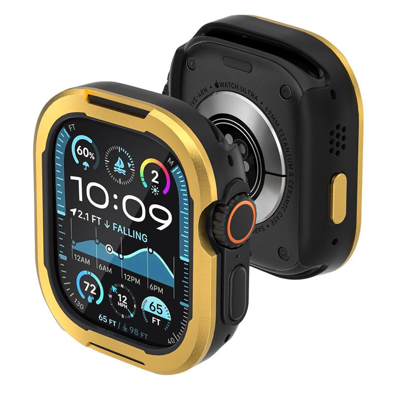 Металевий броньований чохол для Ultra 2 10 9 8 7 6 5, ударостійкий захисний чохол для iWatch 40мм 41мм 42мм 44мм 45мм 46мм 49мм