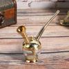 Filtered Water Pipe Portable Mini Brass DualUse Vintage Removable Smoking Pipes