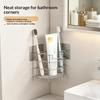 Home Bathroom Toothbrush Holder Rack 201 Stainless Steel Efficient Use
