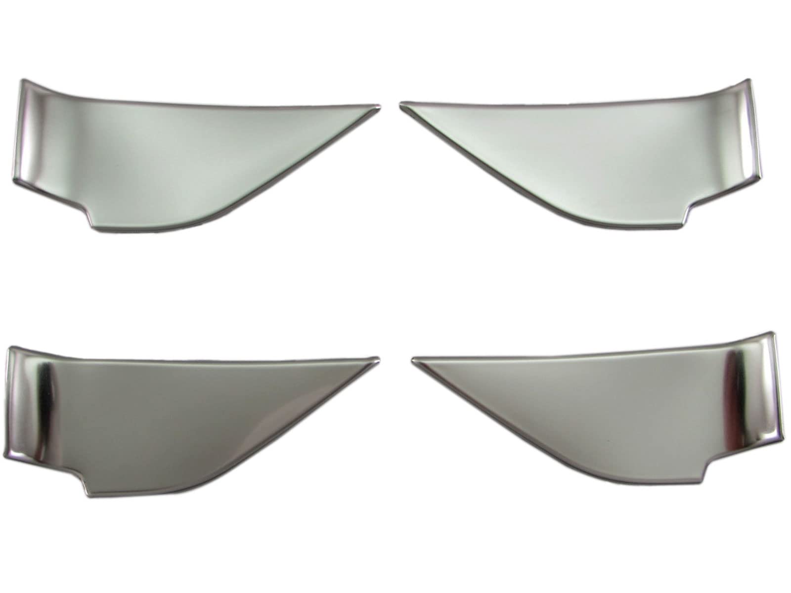 

BRIGHTZ Forester SK Stainless Steel Inner Door Handle Plate Satin Silver Compatible with and SKE Covers, Shape, 4-Piece Set, [INS-DHC-165] SK5, SK9,