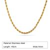 316L Stainless Steel Chain Necklace Women Girls,Stacked Necklace, Thin Link Simple Jewelry for Everyday