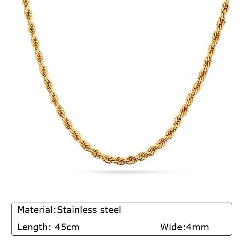 316L Stainless Steel Chain Necklace Women Girls,Stacked Necklace, Thin Link Simple Jewelry for Everyday