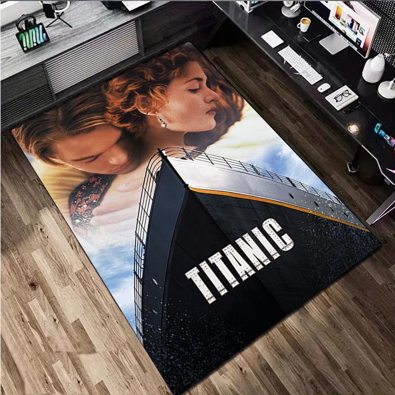 Titanic Carpet Office Decorative Carpet For Living Room Bedroom Door Mat Floor Rug Computer Chair Area Rug