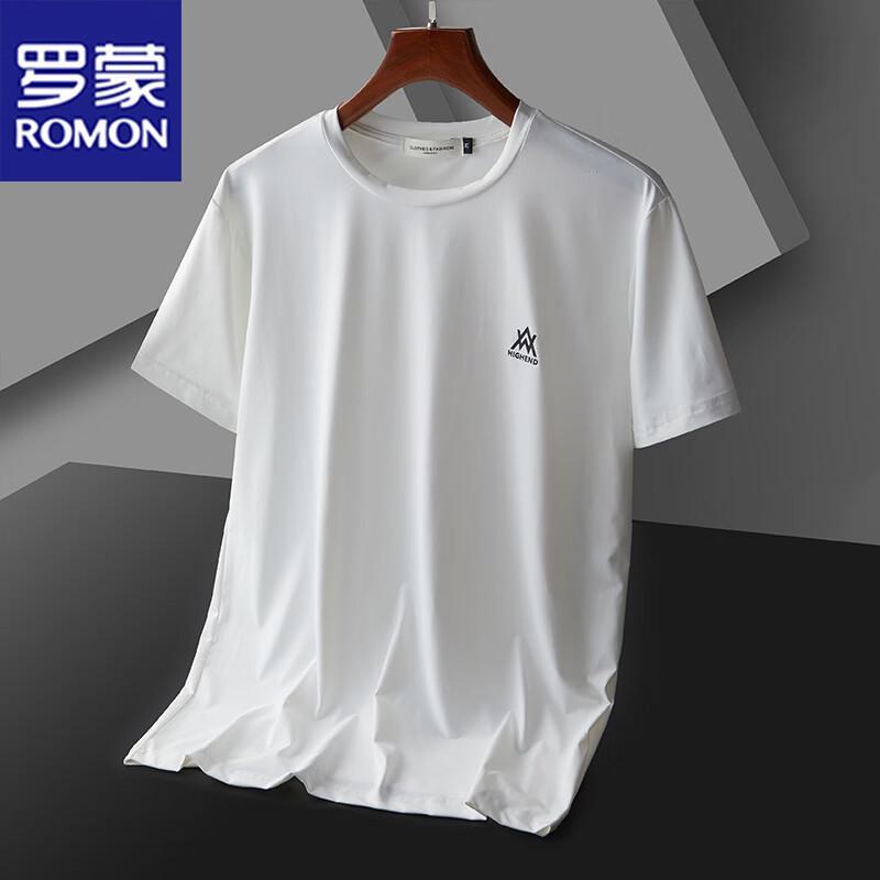 

ROMON Men s Ice Silk Quick-Dry Short Sleeve T-Shirt 2XL