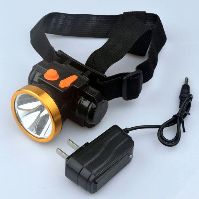 Rechargeable LED Headlamp – High Brightness, Long-Throw, Outdoor, Night Riding, Fishing, and Mining Flashlight.