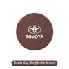 Suede Car Coaster Mat Water Cup Slots Non-Slip Pad For Toyota Corolla Yaris Chr Auris RAV4 Land Cruiser Camry Highlander