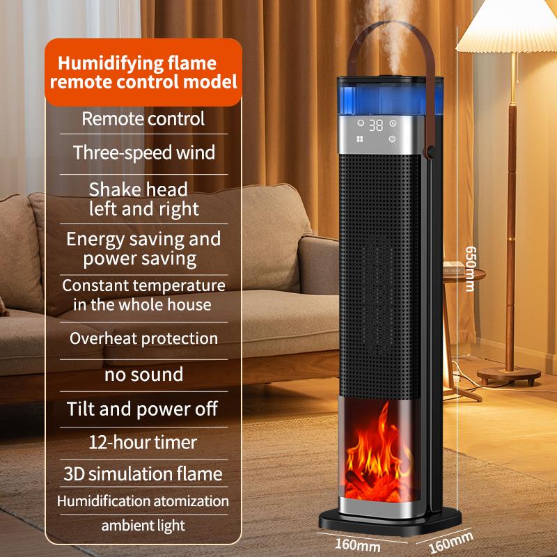 3 vienā pārnēsājams 2000 W telpas