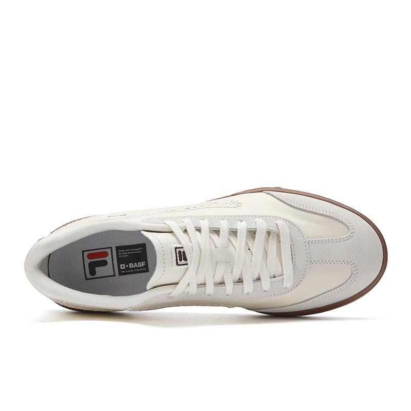 Fila Tifo Fx Moda Minimalistyczny Klasyczny Retro Koszulka Wszechstronny Wygodny Cienka Podeszwa Tekstura Niskie Buty Tenisowe Męskie Trampki Ecru A12M622307FWW