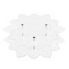 Flower-Shaped Acrylic Lollipop Display Stand: Elegant 19-Hole Storage Rack Flowery Acrylic Lollipop Display Holder 25*5cm