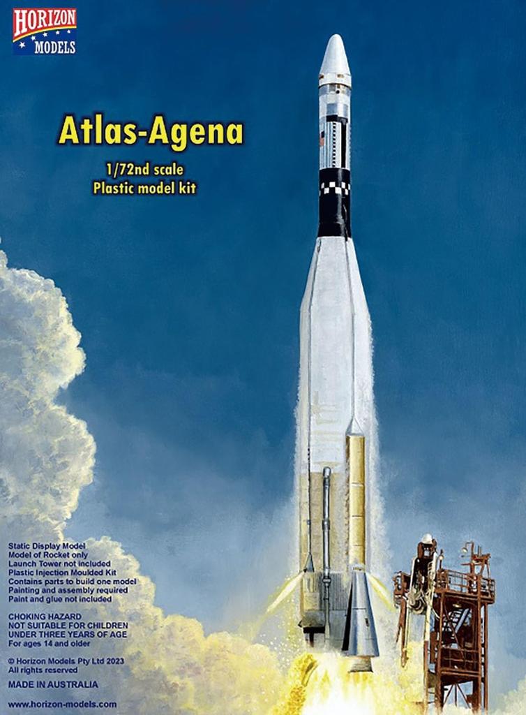 PLATZ Horizon Model Atlas Agena Rocket Plastic Model HM2006 1/72 (Rocket)