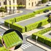 8Pcs/Pack Simulation Shrub Strips Model Hedge Bush Miniature Landscape For Ho Scale Train Diorama Wargame Sand Table