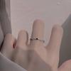 Unique Design Finger Ring For Women High-end Feel Alloy Inlay Gemstone