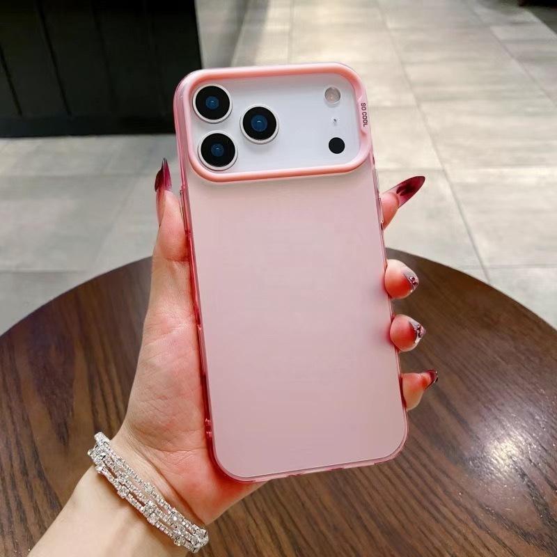 Matte Frosted AG Glass Phone Case for iPhone 16 Pro Max, Shockproof Anti-Fingerprint Slim Cover