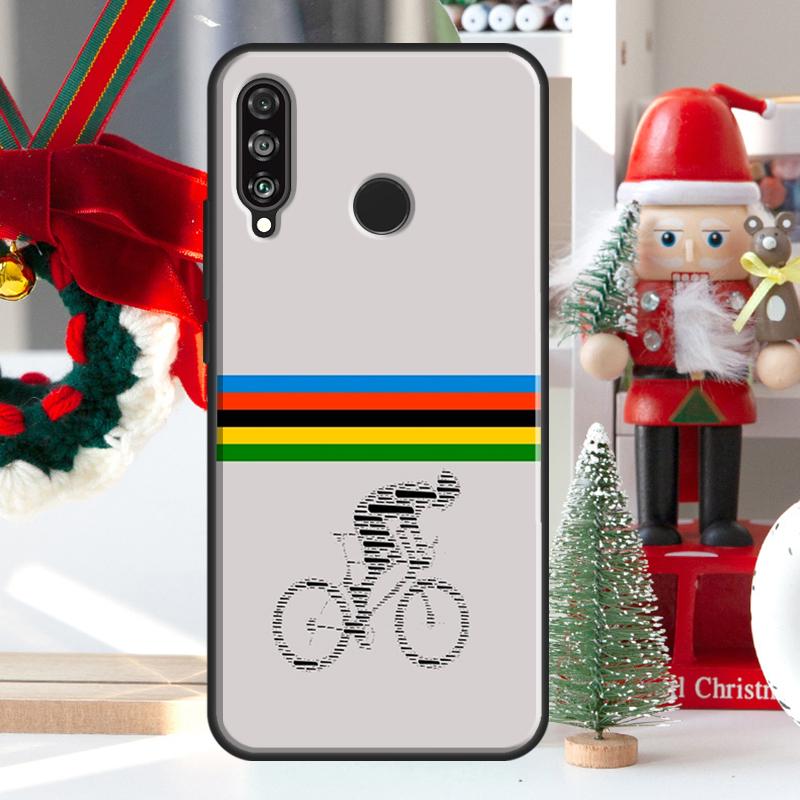 Bike Cycling Art For Huawei Honor 50 X9 X8 X7 Magic4 Pro P50 P20 P40 P30 Lite P Smart Z 2021 Nova 5T Case