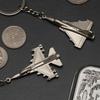 Flygplansmodell Metall Nyckelring