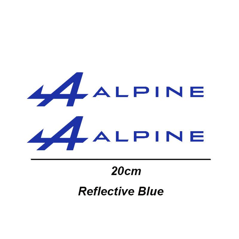 2Pcs Car Body Sticker For Renault Alpine Rafale Megane Austral Clio Kwid Alaskan Captur Zoe Austral Espace Arkana Scenic QQ1
