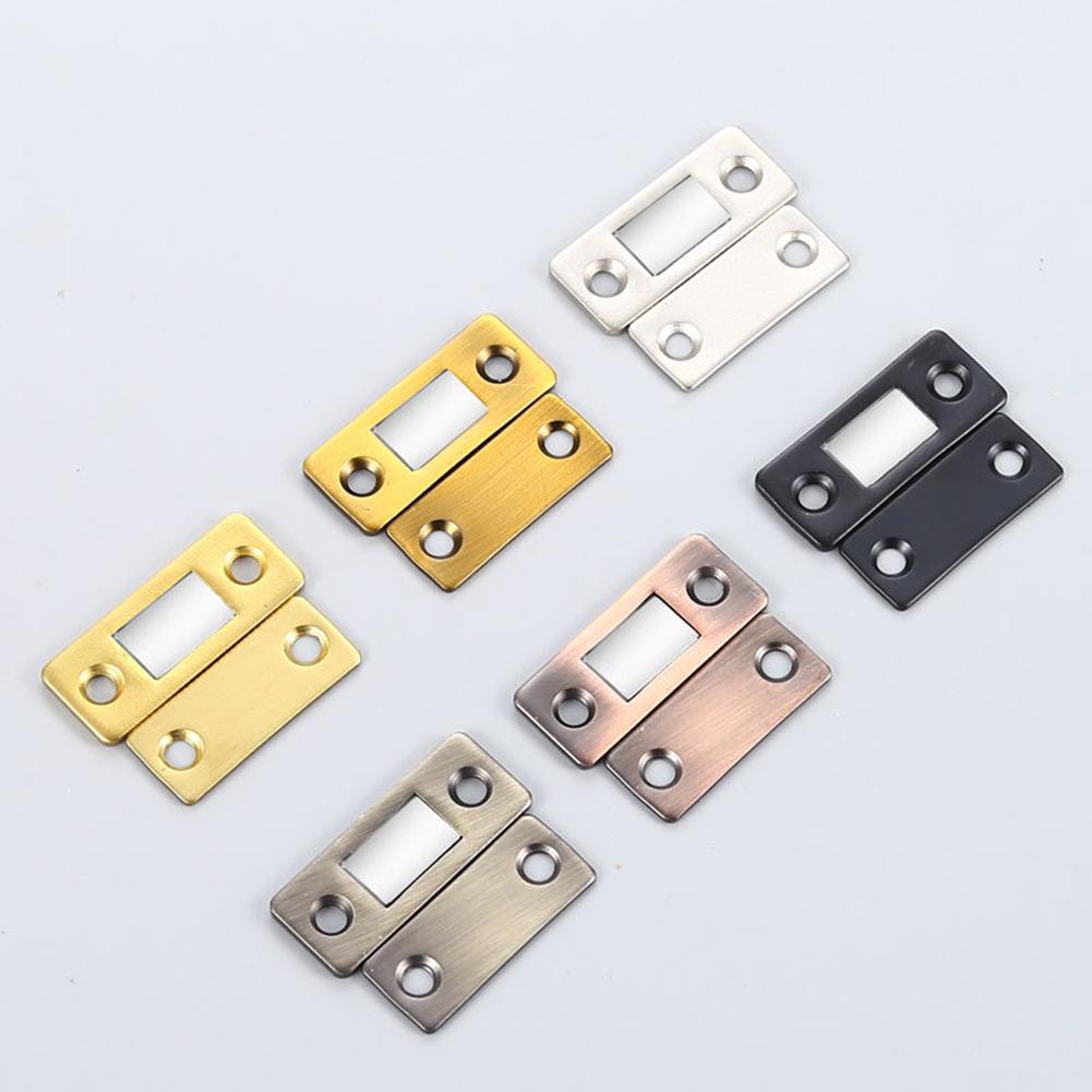 Magnetic Door Catch Ultra-thin Cabinet Magnets Closer Furniture Strong Magnetic Suction with Adhesive Tape for Cupboard