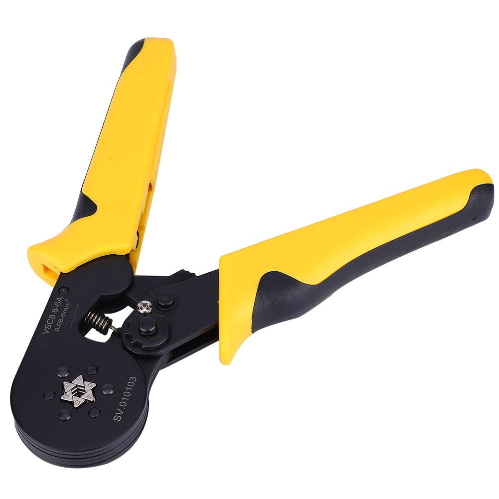 Crimp Pliers Carbon Steel Plate High Accuracy Terminals Crimping Hand Tool 0.08 6mm AWG26 10