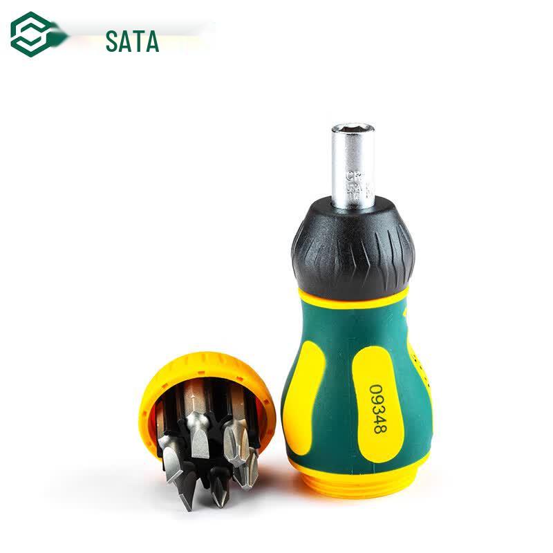 SATA 6-Piece Ultra-Short Ratchet Screwdriver Set 6-Piece Set