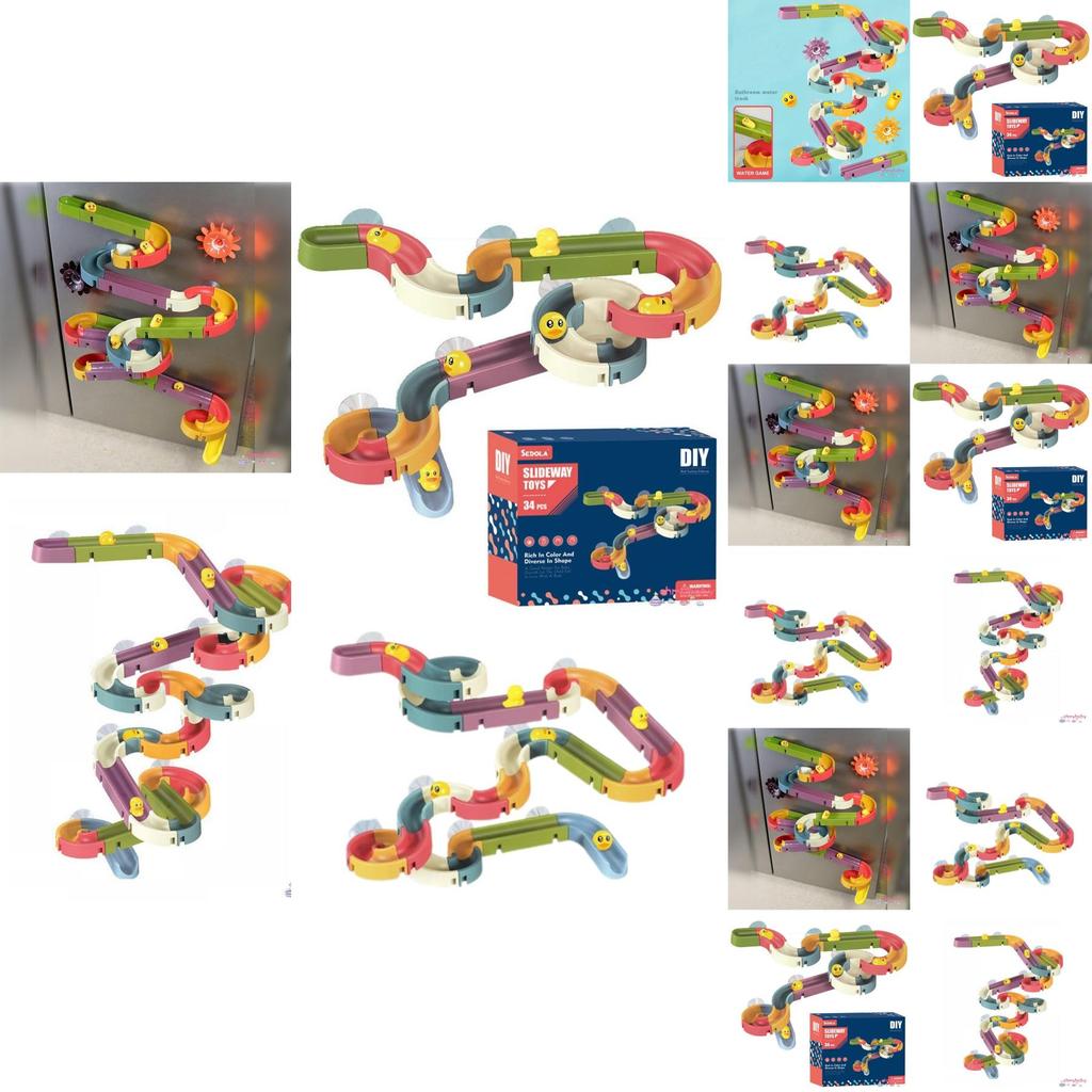 Fun Duck Bathroom Diy Water Track Toy For Kids