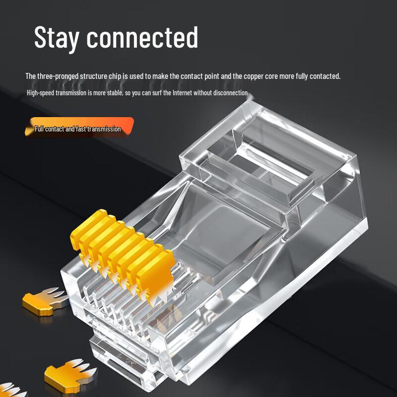 SAMZHE Cat6 RJ45 Ethernet Plugs