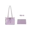 New Y2K Ribbon Bow Ita Crossbody Bag Anime Girls Transparent Large Capacity Shoulder Bag DIY Display Handbag Lady Satin Tote Bag