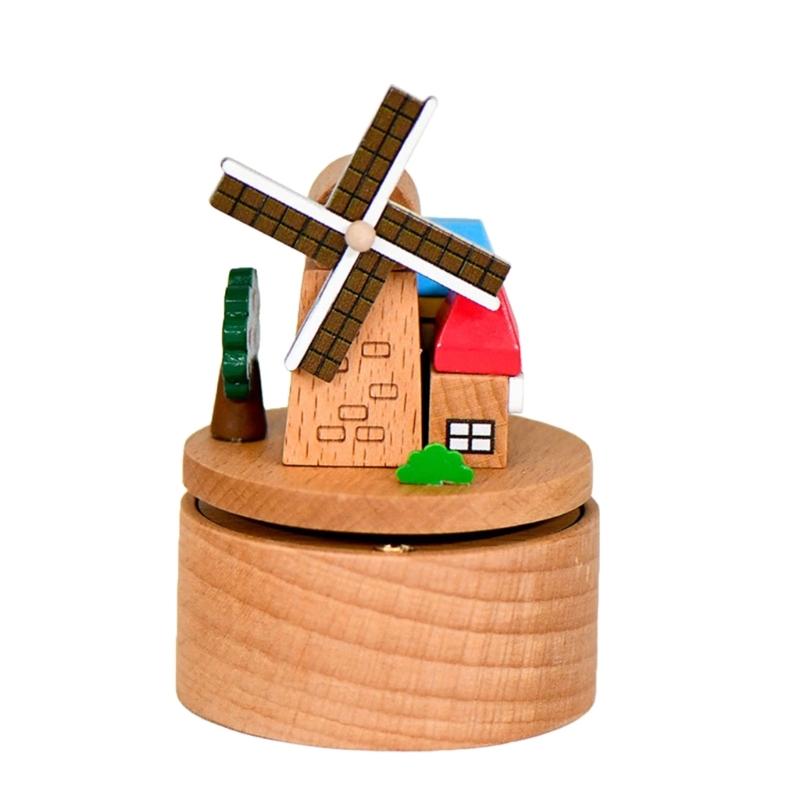 Mini Musical Boxes Handcrafted Wooden Crafts For Christmas Birthdays Weddings Multiple Themes And Melodies