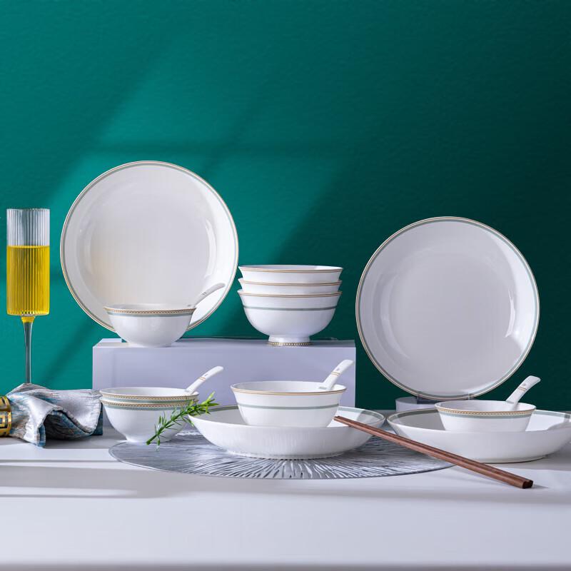 Duocai Nature s Rhythm 20-Piece Bone China Dinnerware Set