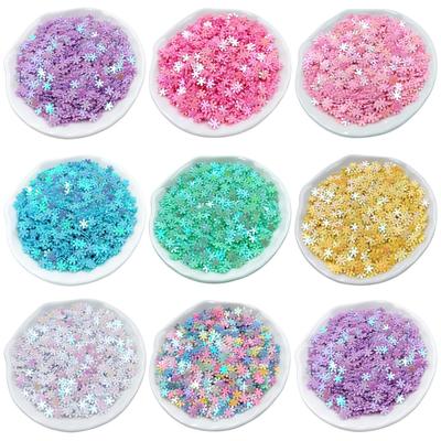 Snowflake DIY Jewelry Material Handmade PVC 2000pcs Phone Case Creative Decorative Accessories Water Cup Patches Phantom Color