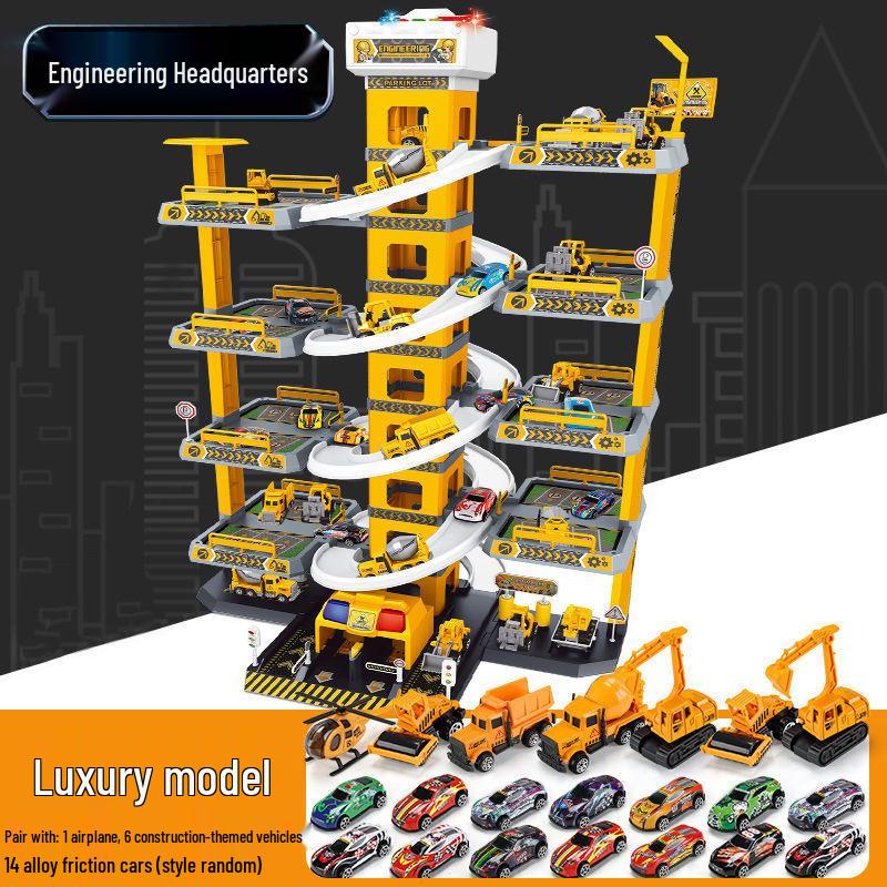 Huicheng Seven- or Nine-Layer Electric Race Track Parking Toy Set