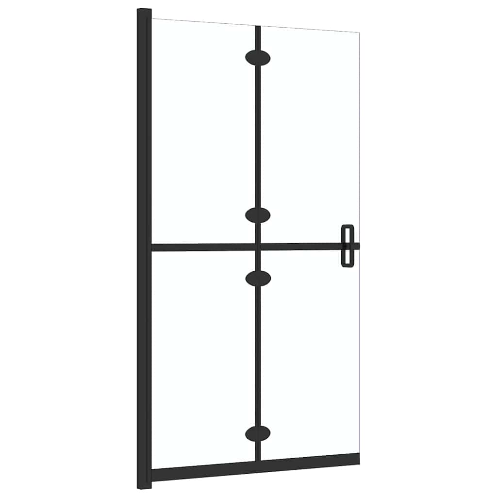 Vidaxl Foldable Shower Wall, Transparent Glass, 100X190 Cm