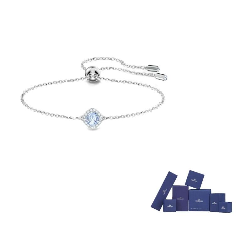 Swarovski Angelic Alloy Bracelets Womens Blue F-Original brand box (color random) синий