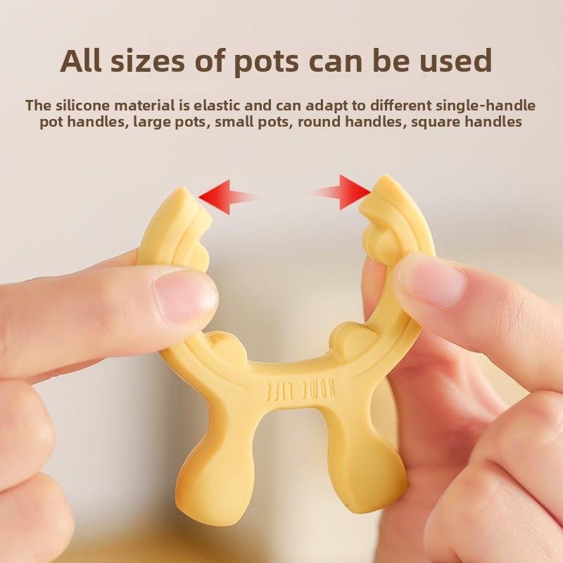 Silicone Spatula Rack, Household Kitchen Stove, Anti-overflow Soup Spoon and Kitchenware Guard Spatula Rack, Mobile Storage Rack