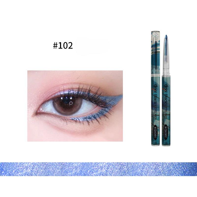 Starry Sky Spectrum Eyeshadow Eyeliner Waterproof and Sweatproof Pearlescent Fine Flash Lying Silkworm Brightening and Contouring Goddess Eyeshadow