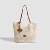 Gestrickte Damen-Tasche Strandurlaub Tote Neu Große Kapazität Pendeln Allround-Schulter