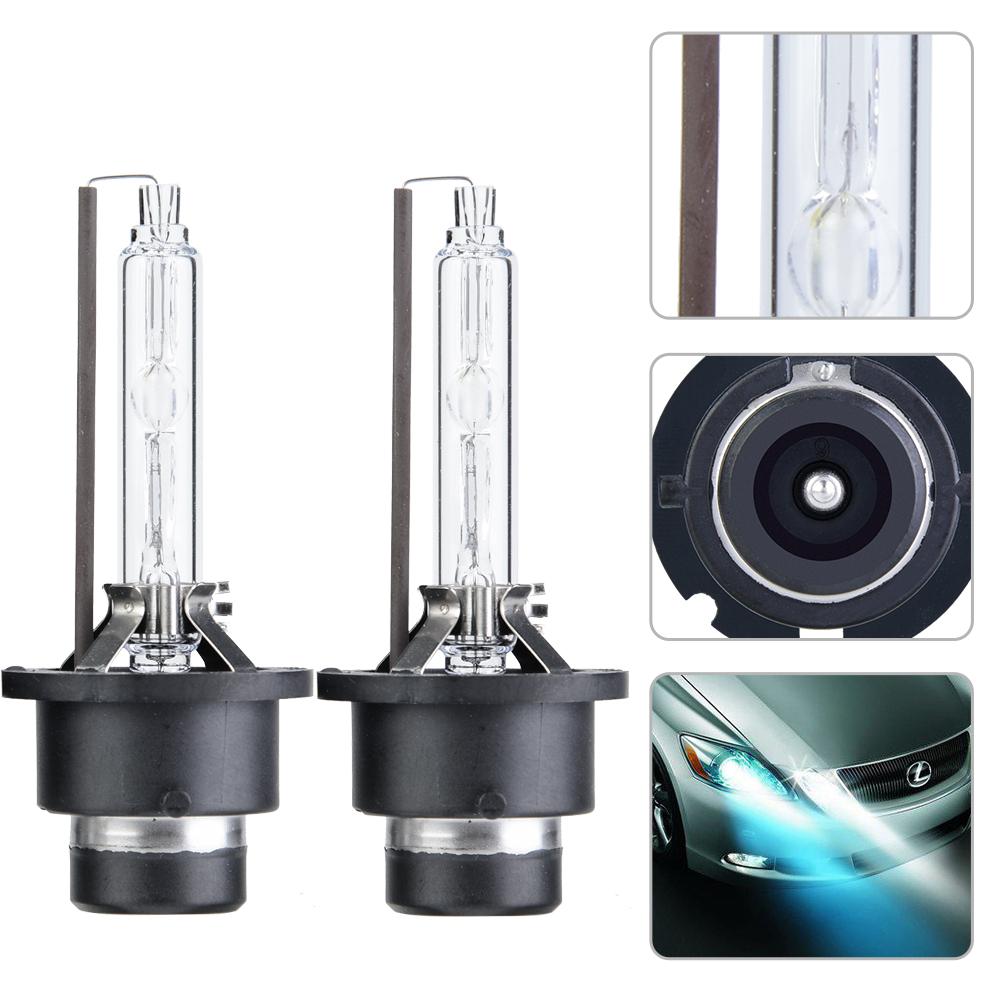 2 stk D2S 6000K 35W Bil Xenonlampe Hovedlys Erstatningspærer