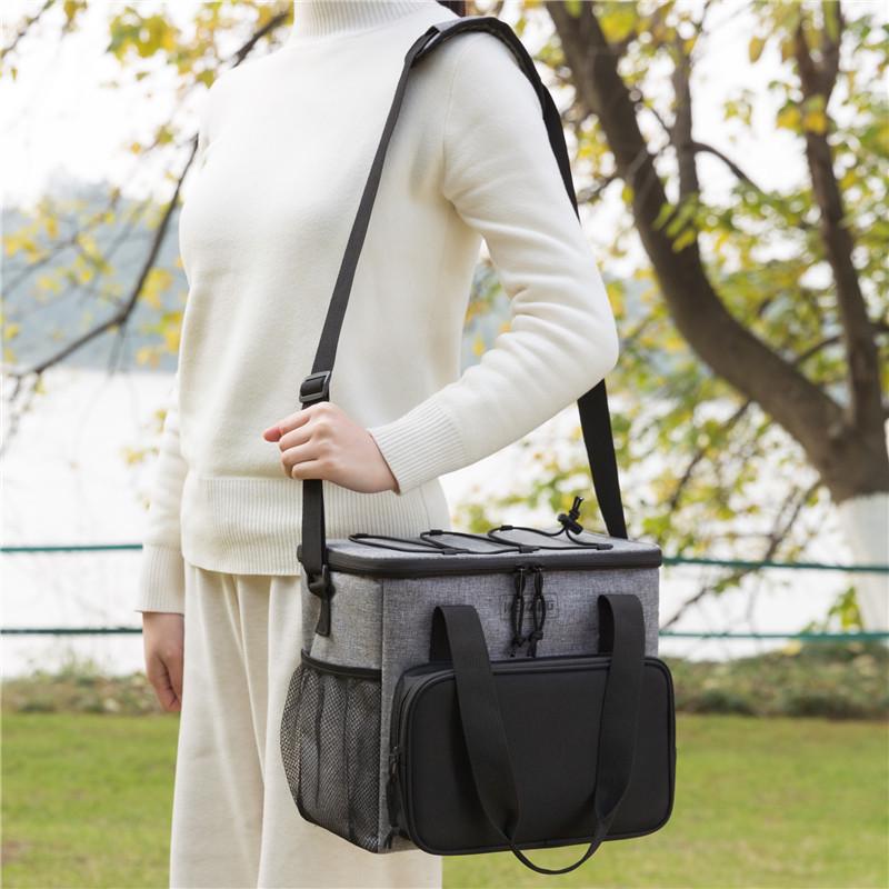 Fashionable Large Capacity Waterproof Insulated Picnic Bag – Fresh-keeping Lunch & Travel Cooler