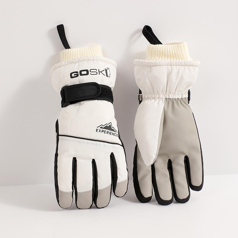 Winter Touch Screen Warm Gloves for Cold proofing and Velvet Men and Women Ski Gloves Outdoor Thickened Fashionable Cycling Gloves