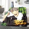 1pc Osamu Miya Blanket with Custom Name, Gift, for Men and Women, Soft Blanket, Good for Sofa Bed Couch Travel, Lightweight Flannel Blanket