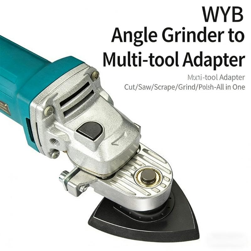 Carbon Steel Angles Grinder Conversion Adapter Kit For Multipurpose Use Easy Manual Operation Home And Job Sites