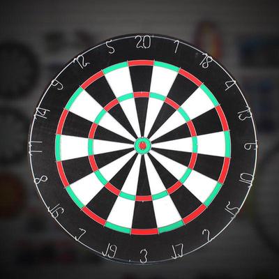 Professional Paper Imitation Sisal Dartboard Set with Iron Print for Competition and Training