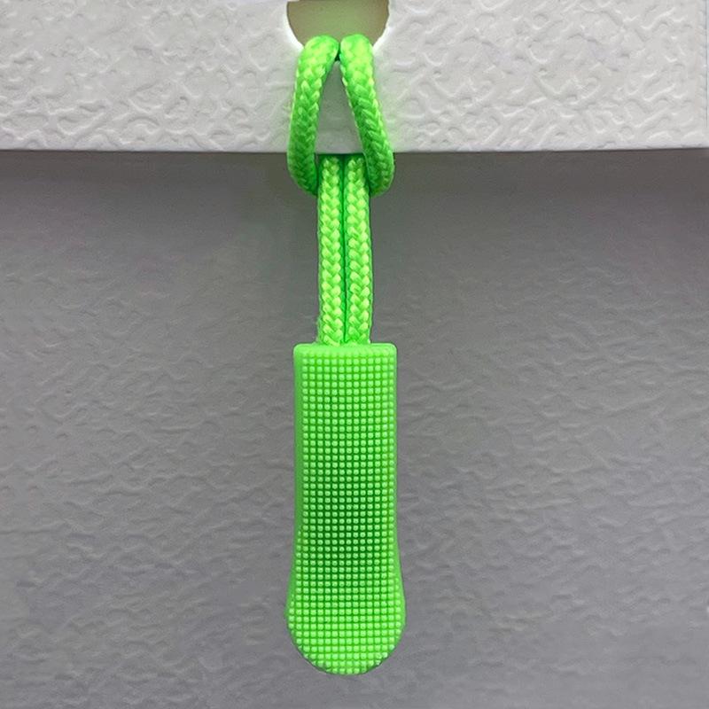 Available: Black Detachable Zipper Pull Lanyard with Silicone Rope.