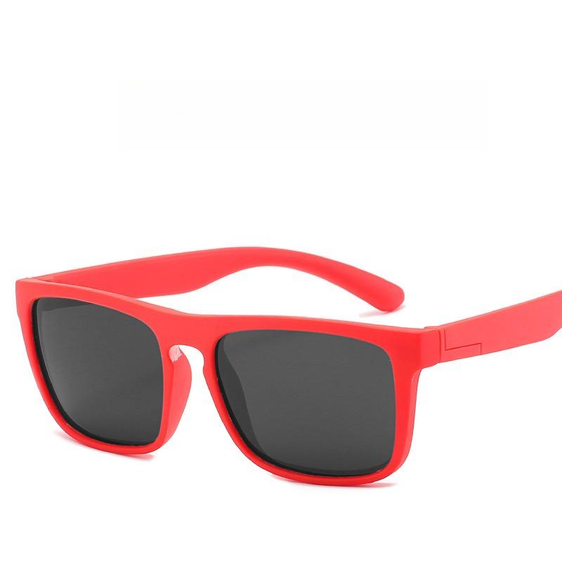 Fashion Retro Kids UV400 Sunglasses Square Frame Windproof Polarized Sunglasses Outdoor Sports Boys Girls UV400 Eyeglasses