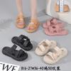 Women Summer Open-Toe Platform Sandals Comfortable Thick Sole Soft Beach Slides for Outdoor Wear