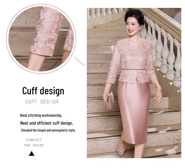 Elegant 2025 Mother-in-Law Wedding Dress: Young Style, Daily Wear Option