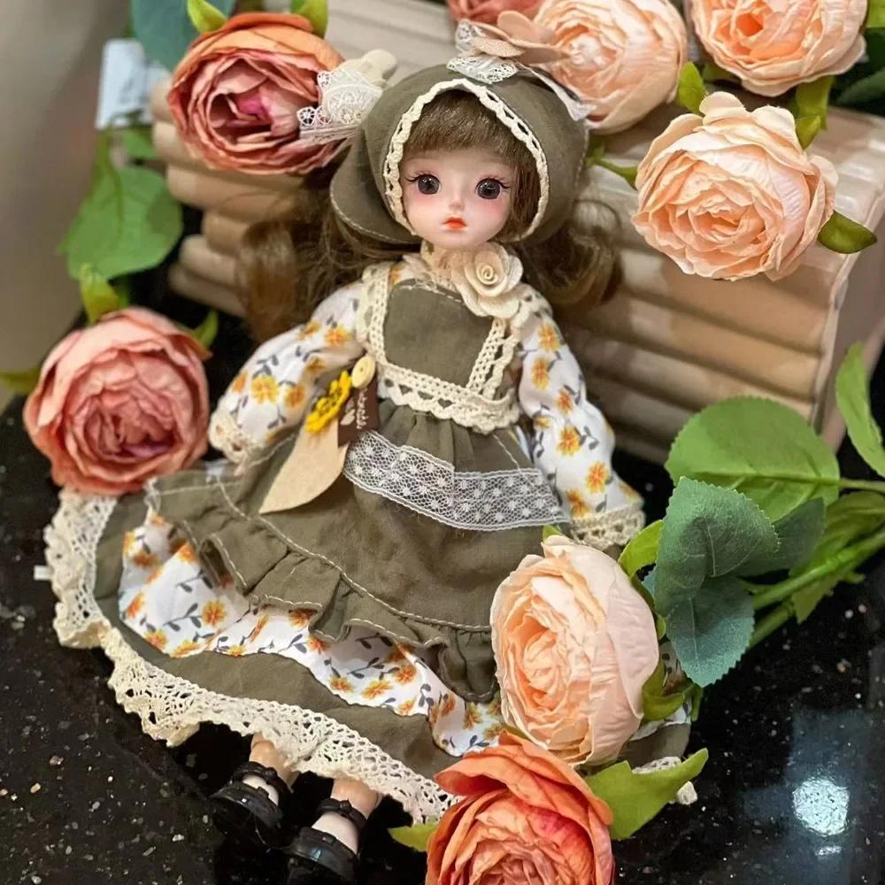 1/6 SD 30cm Bjd-dukke med klær Langt hår Høy hæl Prinsesse Utkledning BJD-dukker Elegant Attraktive øyne