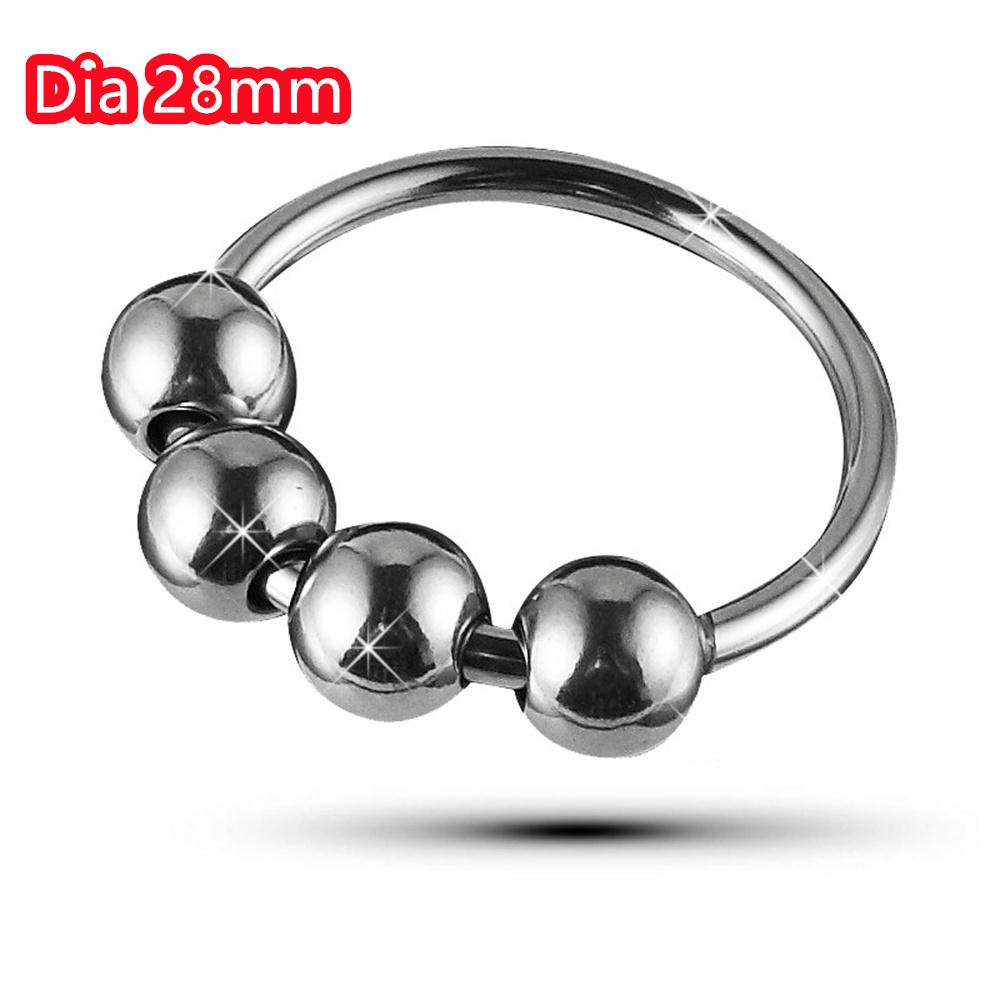 Metal Penis Ring Sex Toys For Men Male Delay Ejaculation Stainless Steel Cock Ring Glans Stimulator Sex Increase Orgasm 6 Sizes