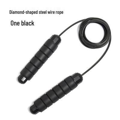 Weighted Fitness Jump Rope with Double Bearings CN Plug (adapter Included)