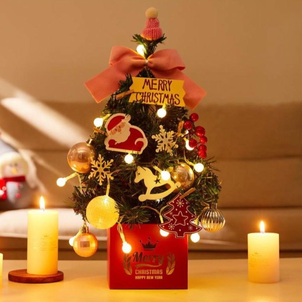 DIY Tischweihnachtsbaum 45cm Desktop Deko-Baum Mini Weihnachtsbaum Weihnachtsgeschenke